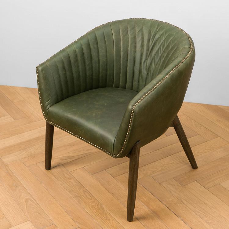 Кресло Жюли, ножки цвета тёмный ясень Julie Armchair, Ash Brown