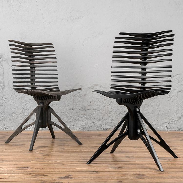 Чёрный стул Скелетон Skeleton Chair Black
