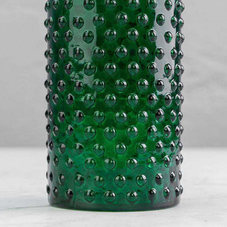 Зелёный в горошек графин Dotted Green Carafe With Stopper