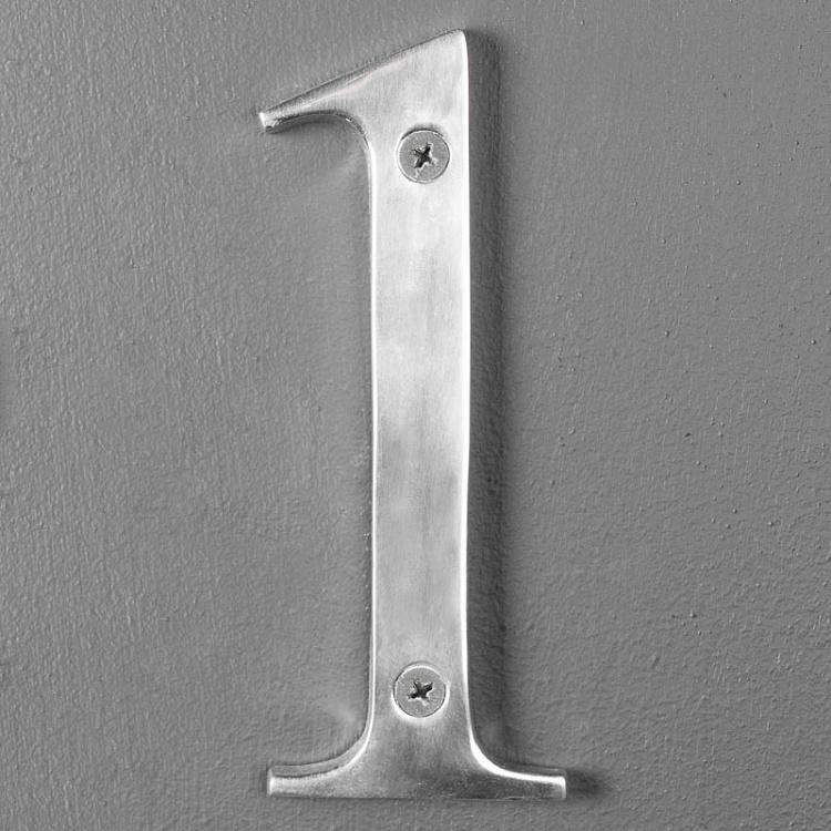 Металлическая цифра 1 Number 1