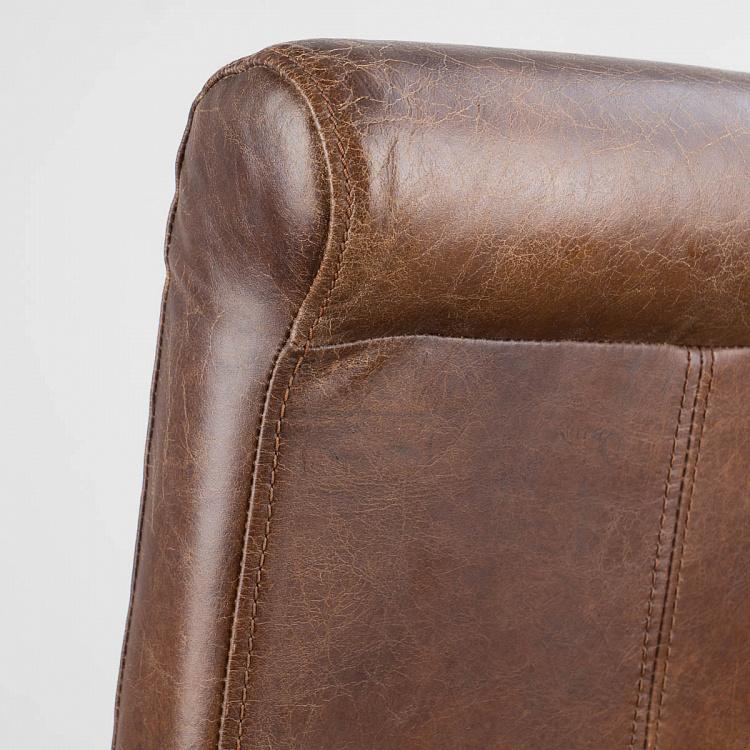 Стул Ролбак, рыжие ножки Rollback Dining Chair, Nibbed Wood