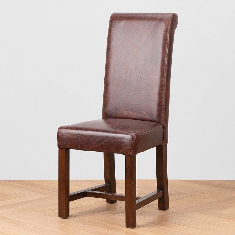 Стул Ролбак, тёмные ножки Rollback Dining Chair, Antique Wood