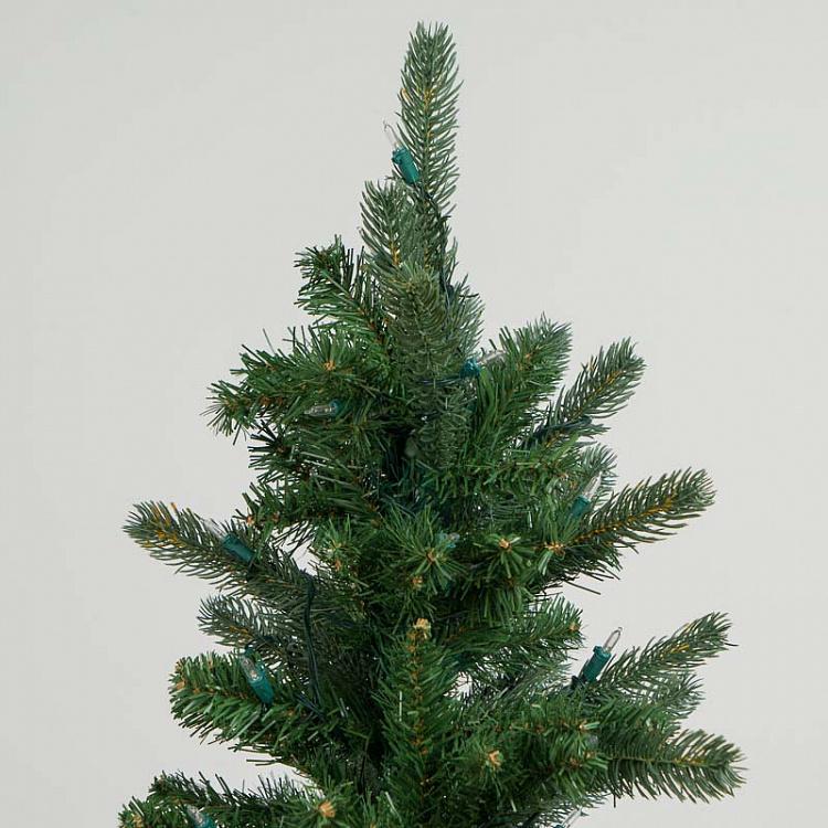 Искусственная новогодняя ёлка с led-гирляндой Рождество в Париже, 180 см Led Light French Tips Pine Tree Green 180 cm