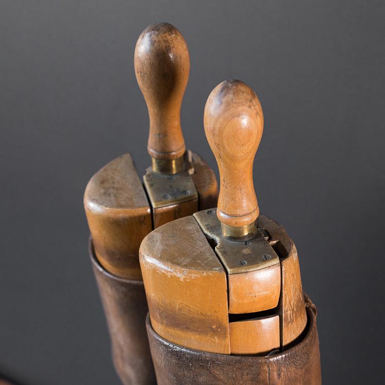 Винтажные сапоги для верховой езды 6 Vintage Black Riding Boots With Shoe Lasts 6