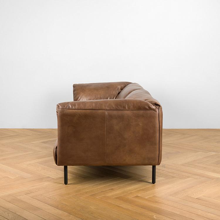 Трёхместный диван Хайвей Highway 3 Seater, Black Matt Metal RM