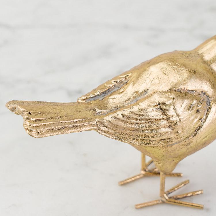 Статуэтка Золотая птица головой вниз Golden Bird Head Down Figurine