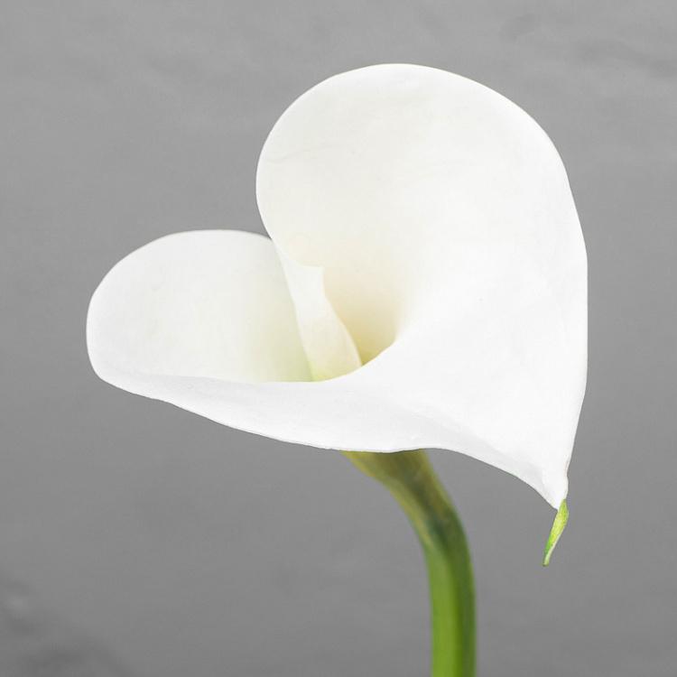 Искусственная калла белая, L Calla White Large 83 cm