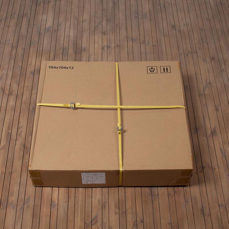 Угольно-чёрная стеновая панель из тика Teak Brick Panel Blackstone Finished