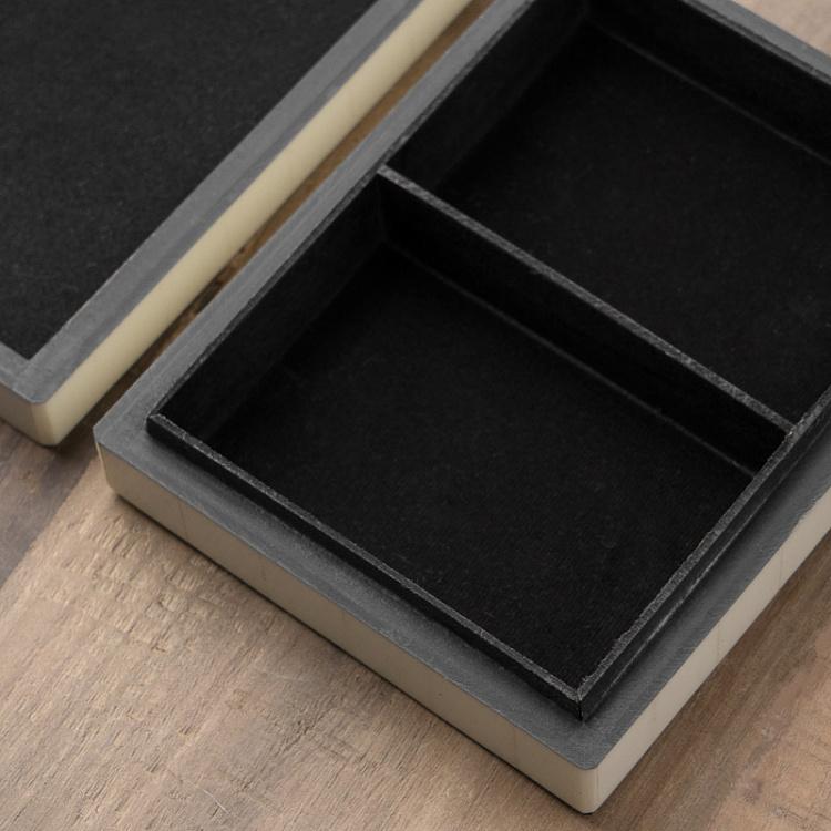 Белая шкатулка с набором из двух колод карт White Card Games Box