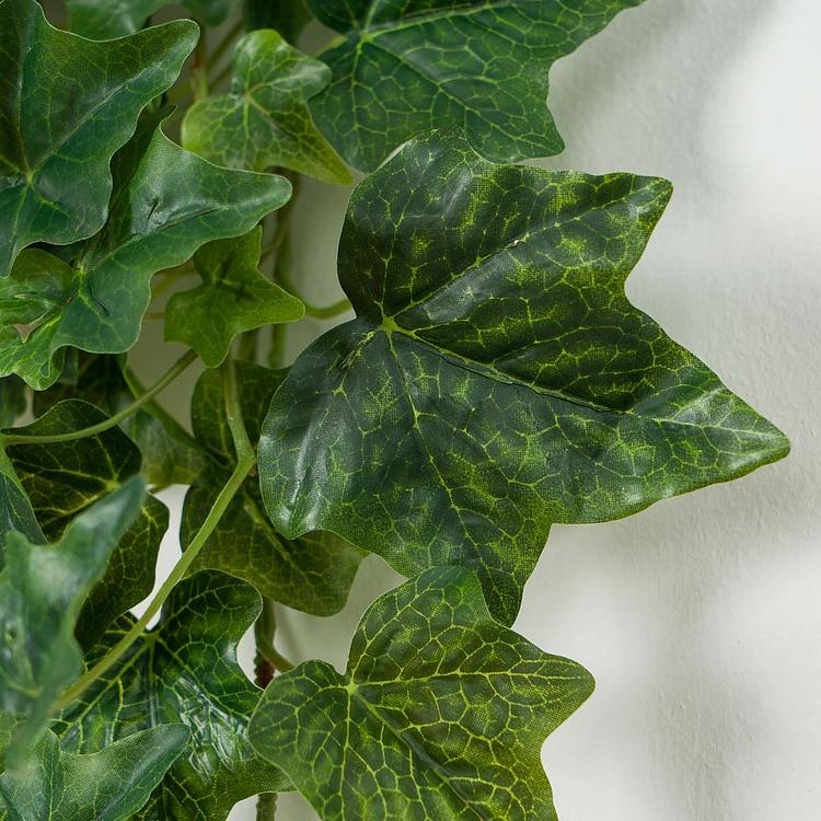 Искусственный английский крупнолистный плющ Биг Олд Темпл зелёный, S Big Old Temple Large Leaved Green English Ivy 100 cm