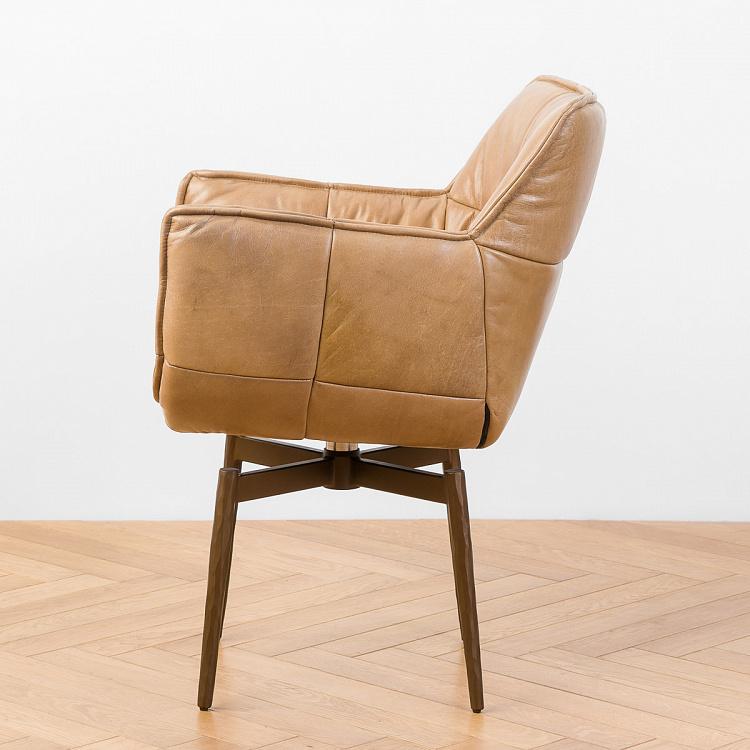 Кресло Центр, латунные ножки Center Armchair, Hammer Brass RM