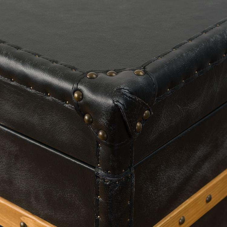 Комод-сундук Трансатлантик, светлое дерево,  H Transatlantic Chest High, Light Wood D