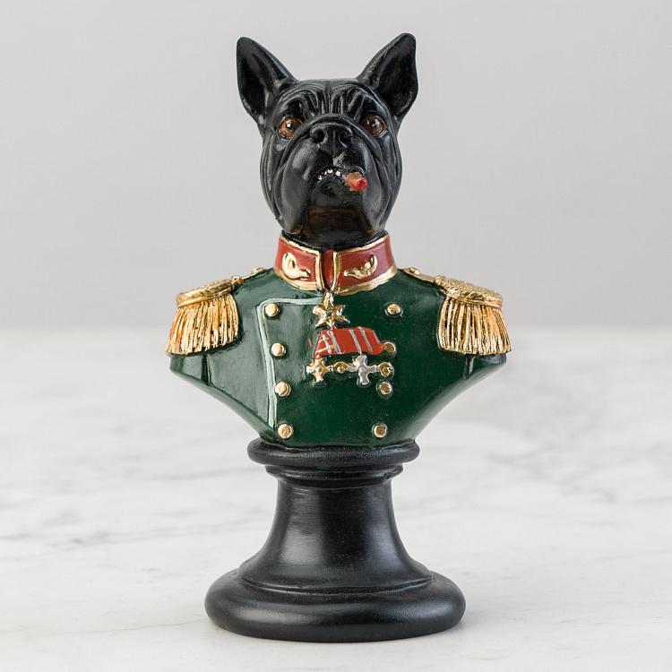 Статуэтка Бюст собаки с сигарой Dog With Cigar Bust