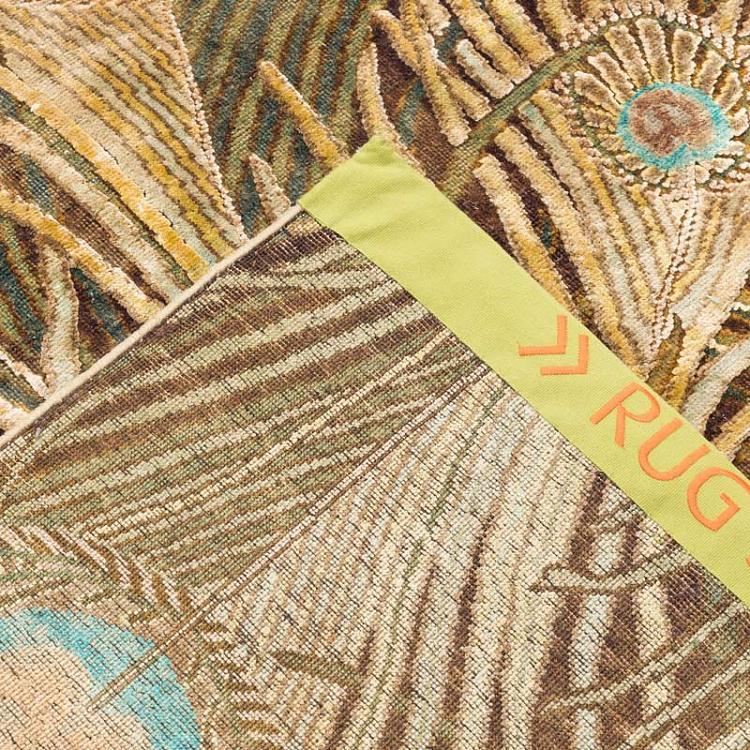 Ковёр с коротким ворсом Золотые перья Golden Feathers