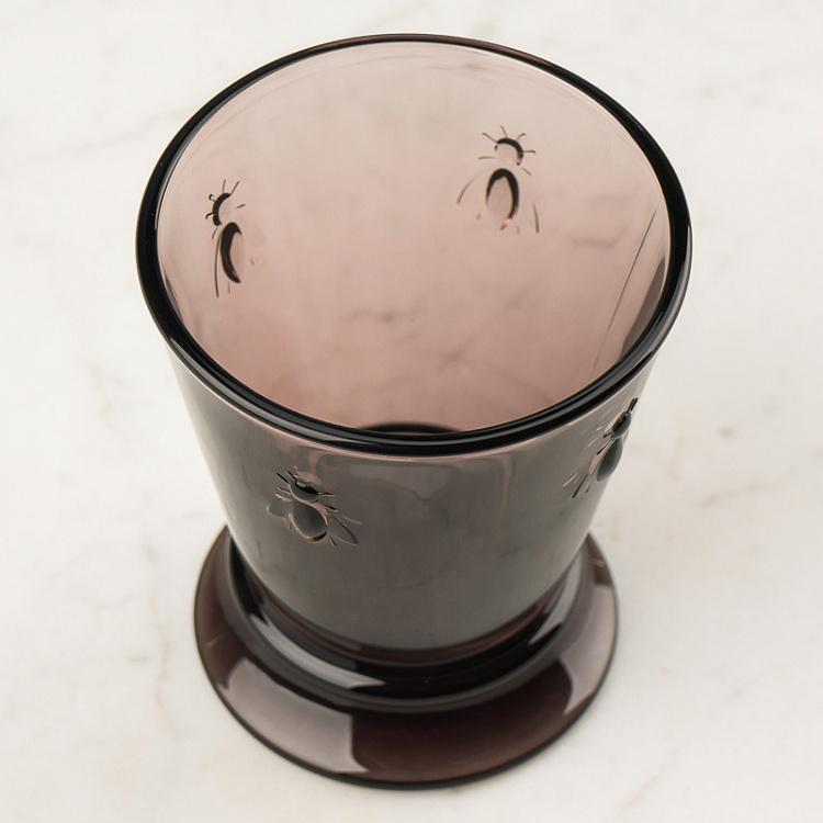 Пурпурный низкий стакан Пчёлы Abeille Aubergine Gobelet