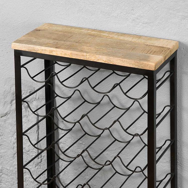 Консоль-винный стеллаж на 28 бутылок Estaminet Bottle Rack For 28 Bottles
