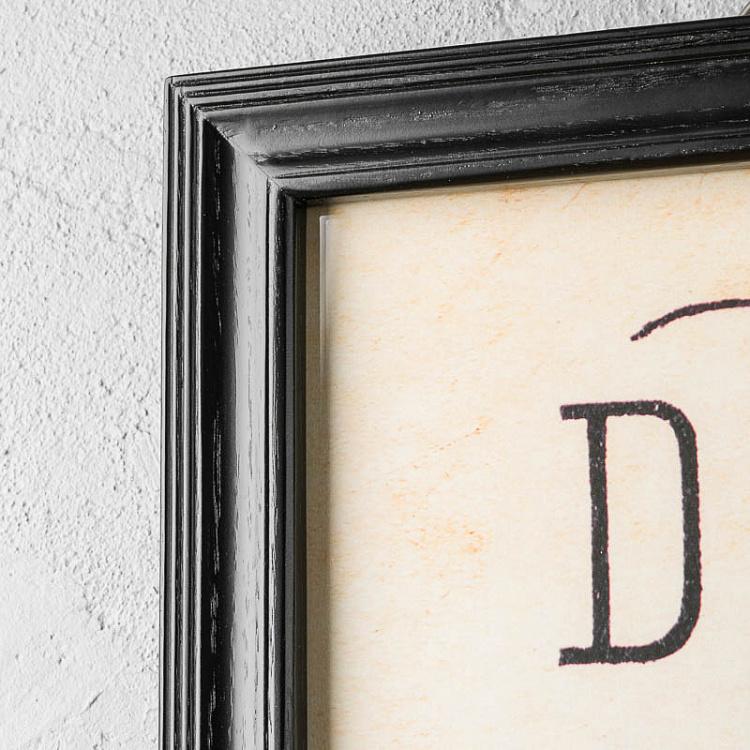 Картина-принт Трефовая Дама Cards Dame Clubs