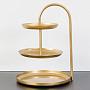 Сервировочная подставка Cake Stand Brass Patina