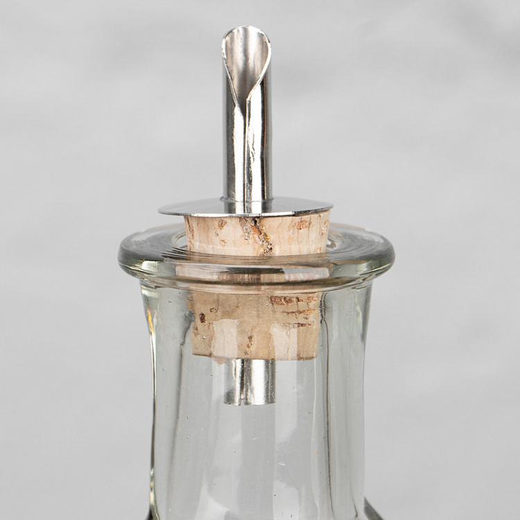 Набор из двух бутылок для масла и уксуса Бруклин чёрный металл Set Of 2 Brooklyn Oil And Vinegar Black