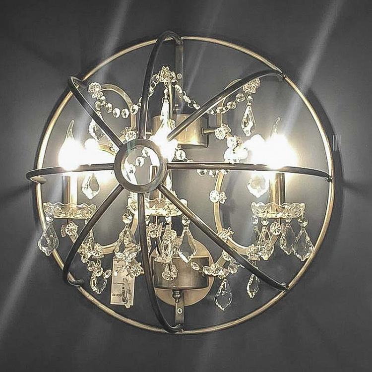 Бра Хрустальное с гироскопом Gyro Crystal Sconce