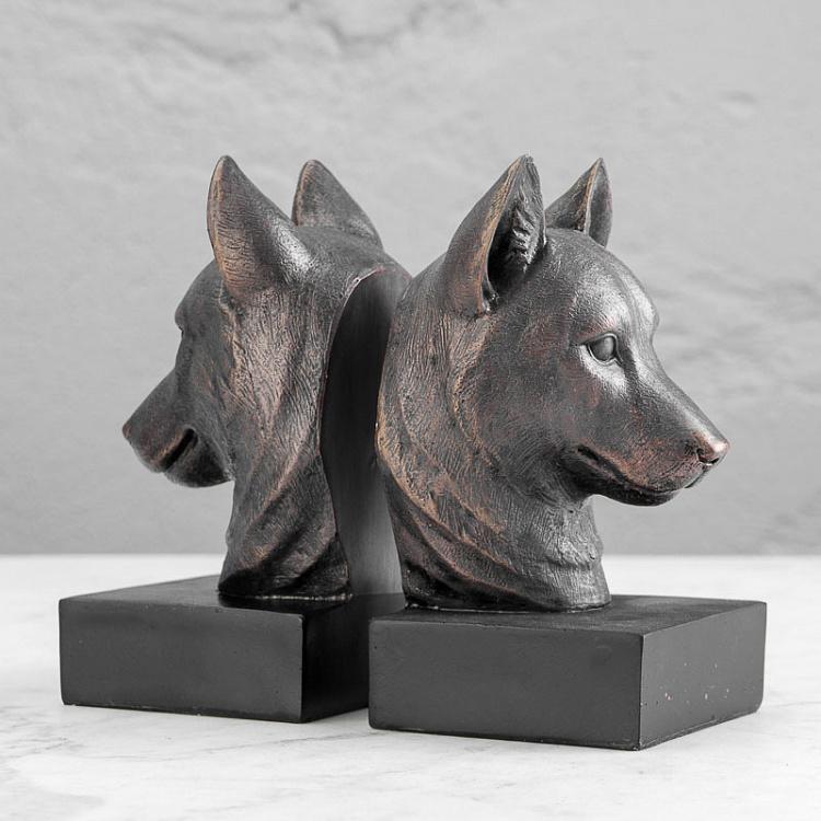 Набор из двух держателей для книг Лисицы Bookend Foxes