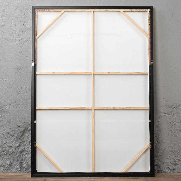 Вручную раскрашенная картина на холсте в золотой раме Закат Canvas Picture With Golden Frame Sunset