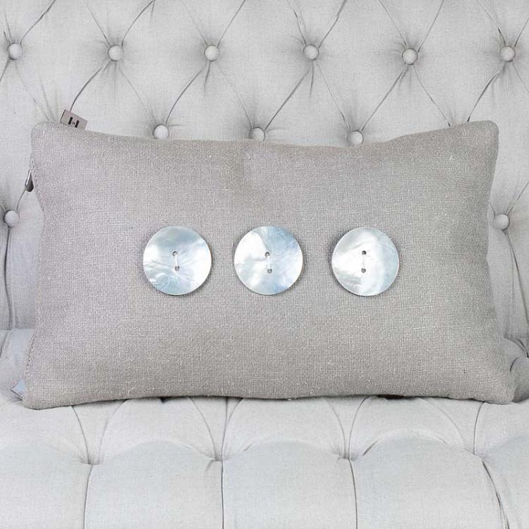 Декоративная льняная подушка 59 59 Cushion