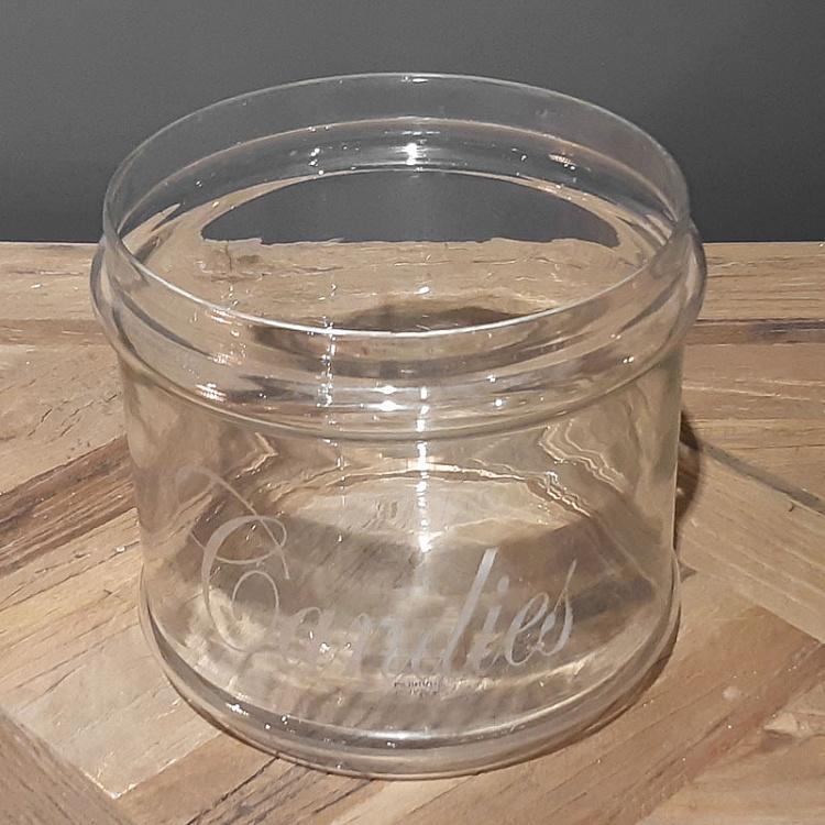 Набор из трёх банок (надписи: шоколад, печенье, конфеты) Set Of 3 Jars Steps