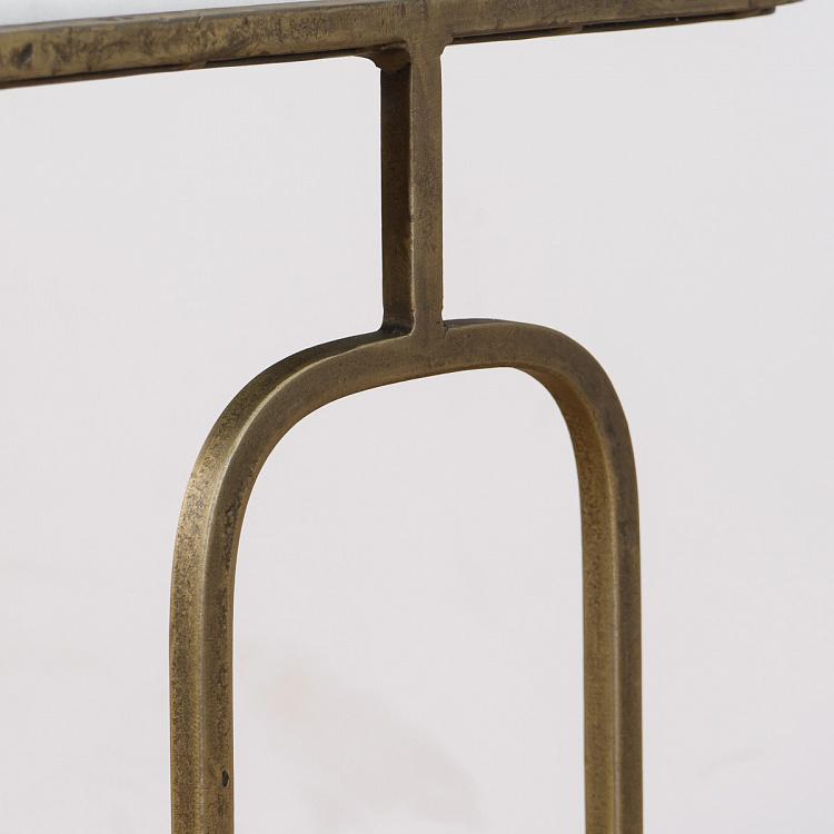 Прикроватный столик с мраморной столешницей Вагнер Wagner Marble Top Side Table