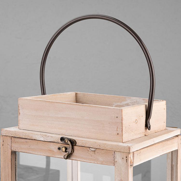 Набор из двух подсвечников Род-Айленд Set Of 2 Lanterns Rhode Island White Brushed