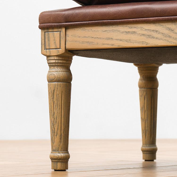 Банкетка Джон, светлые ножки John Footstool, Oak Brown