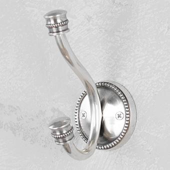 Single Hook Antique Silver
