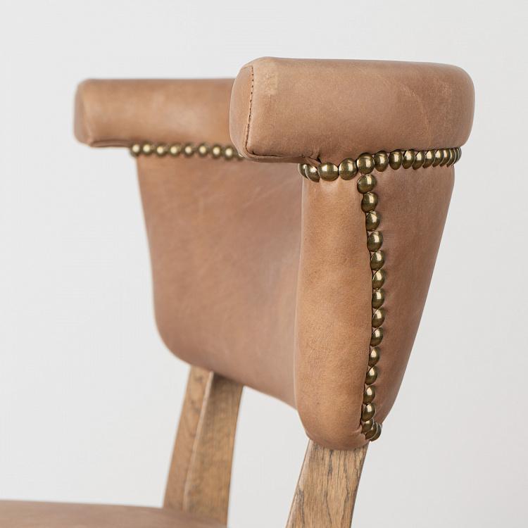 Высокий барный стул Анджелес Angeles Barstool High, Weathered Oak