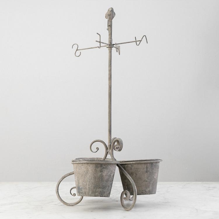 Подставка для цветов Флюгер Weathercock Round Planters