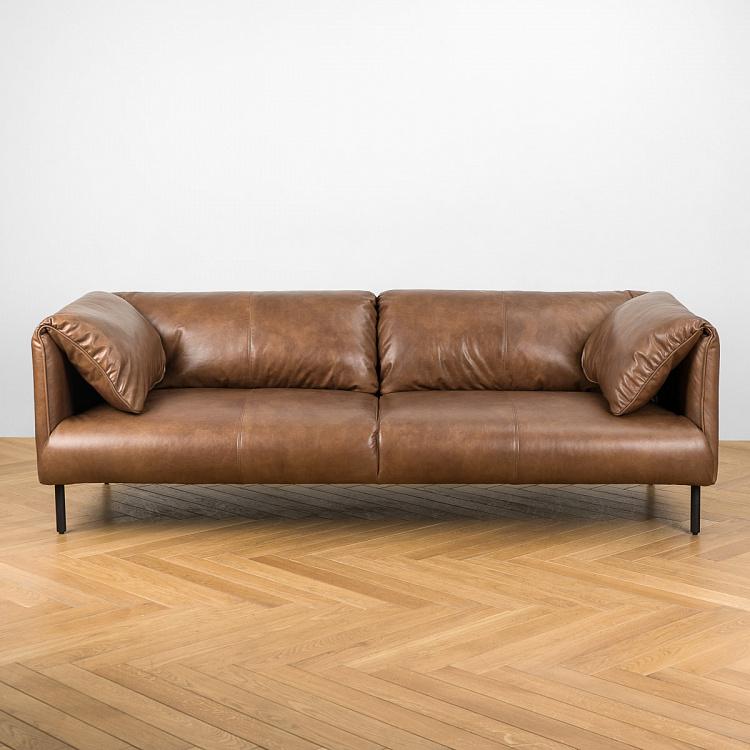 Трёхместный диван Хайвей Highway 3 Seater, Black Matt Metal RM