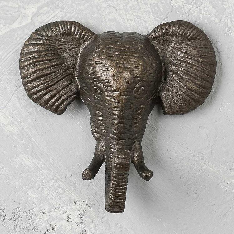 Чугунный крючок Слон Elephant Cast Iron Hook