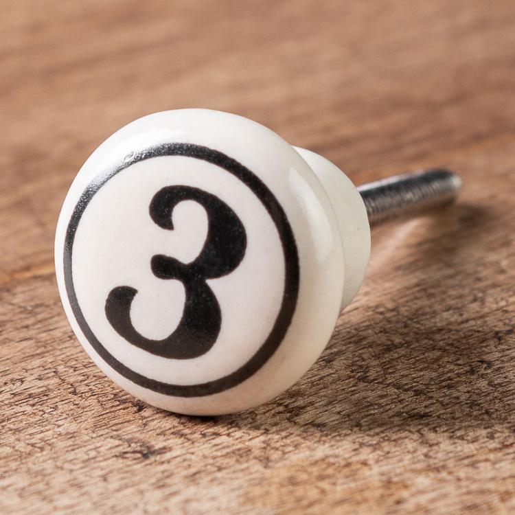 Мебельная ручка-кнопка Пишущая машинка №3 Typewriter №3 Knob