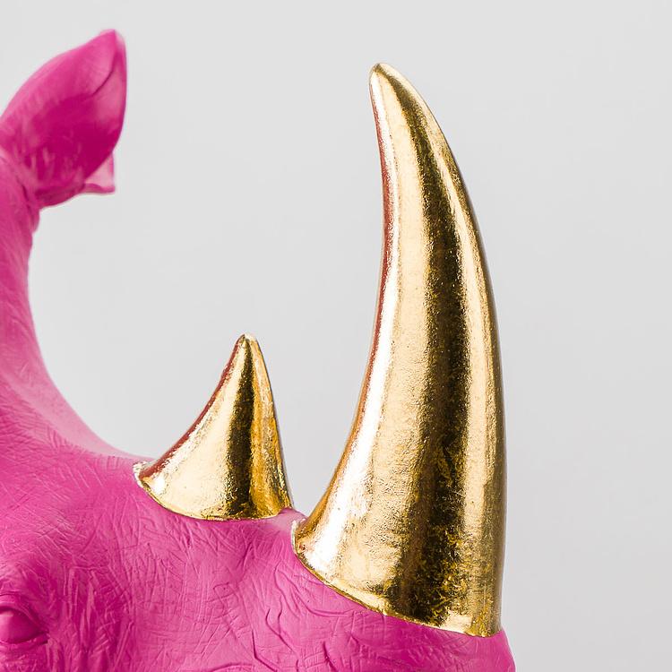Набор из двух держателей для книг Пурпурные носороги Bookend Rhinos Magenta