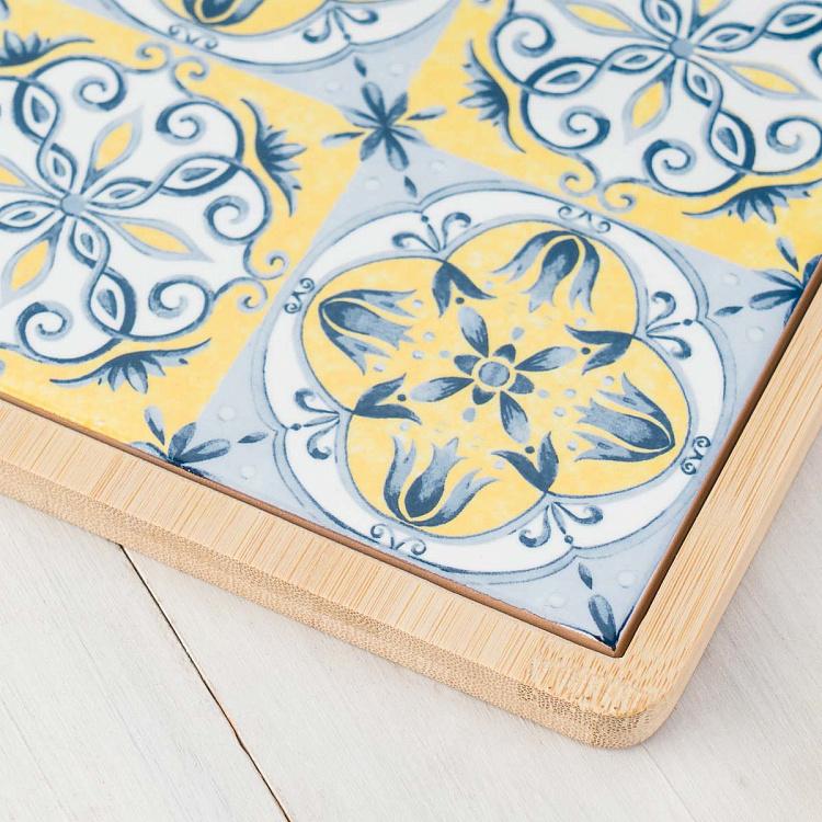 Набор из двух сервировочных досок Солнечные закуски, L Set Of 2 Serving Boards Large Tapas Soleil