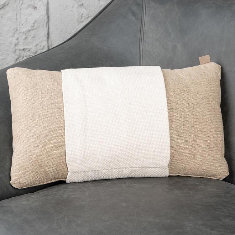 Декоративная льняная подушка 77 77 Cushion