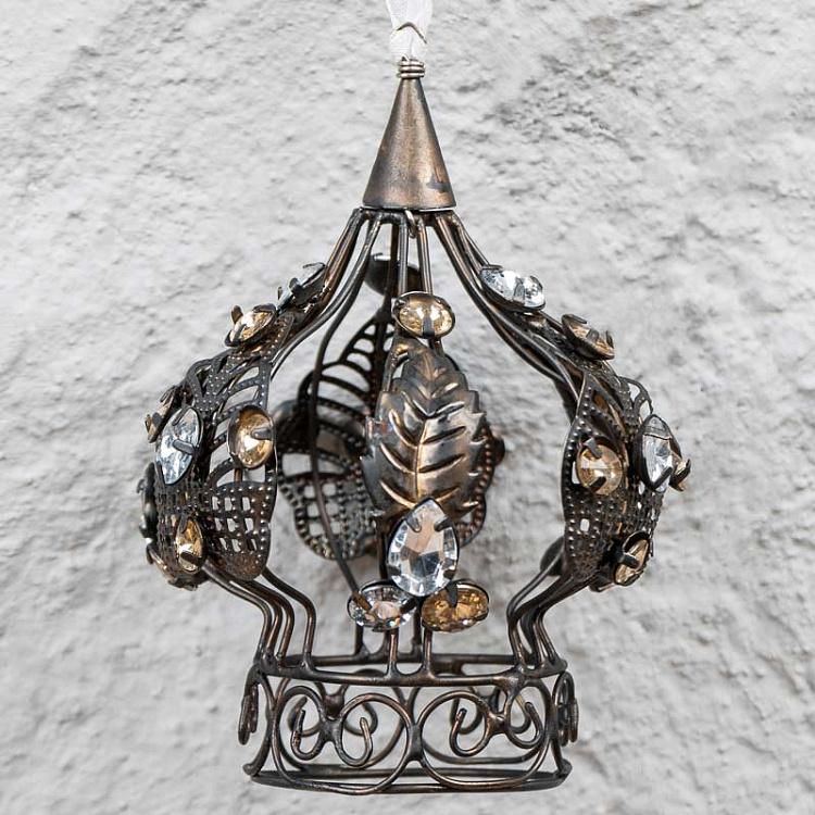 Ёлочная игрушка Корона Hanging Crown 11 cm