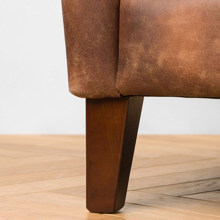 Четырёхместный диван Верона, тёмные ножки Verona 4 Seater, Oak Dark Brown