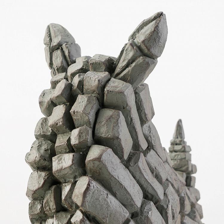 Статуэтка Бюст носорога с эффектом треснувшей земли Rhinoceros Cracked Earth Effect Bust