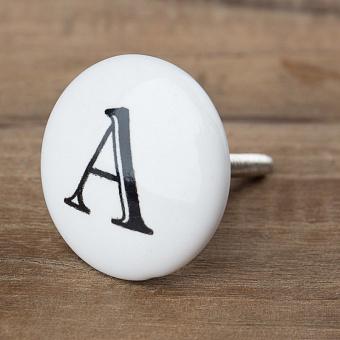 Alphabet Knob A
