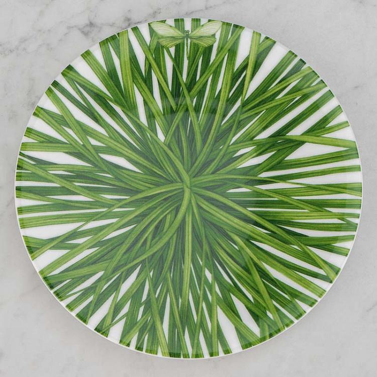 Десертная тарелка Зелёная жизнь, M Life In Green Dessert Plate Medium