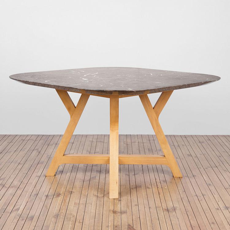 Квадратный обеденный стол Каменный лист F306 Stoneleaf Square Dining Table