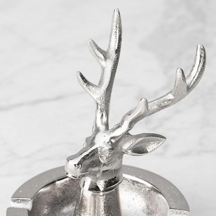 Алюминиевая пепельница с оленем Deer Aluminium Nickel Ashtray