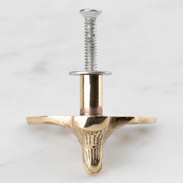Мебельная ручка Олень Deer Knob Gold