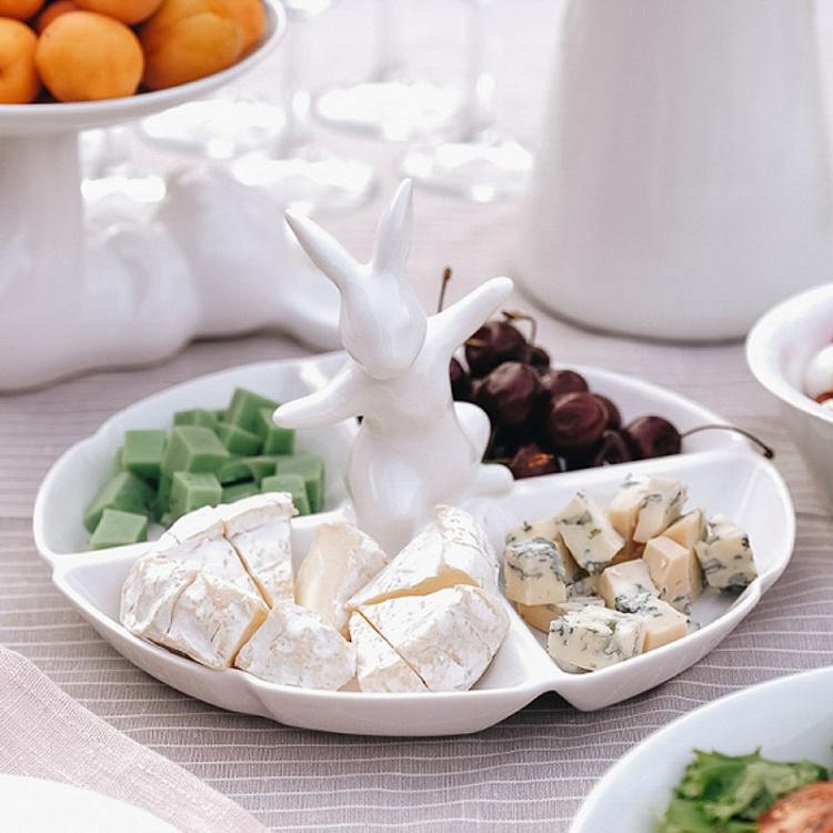 Менажница Кролик-озорник Serving Dish Naughty Rabbit