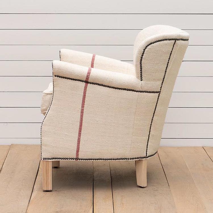 Кресло Тёрнер в обивке из винтажных хлопковых мешков Turner Armchair
